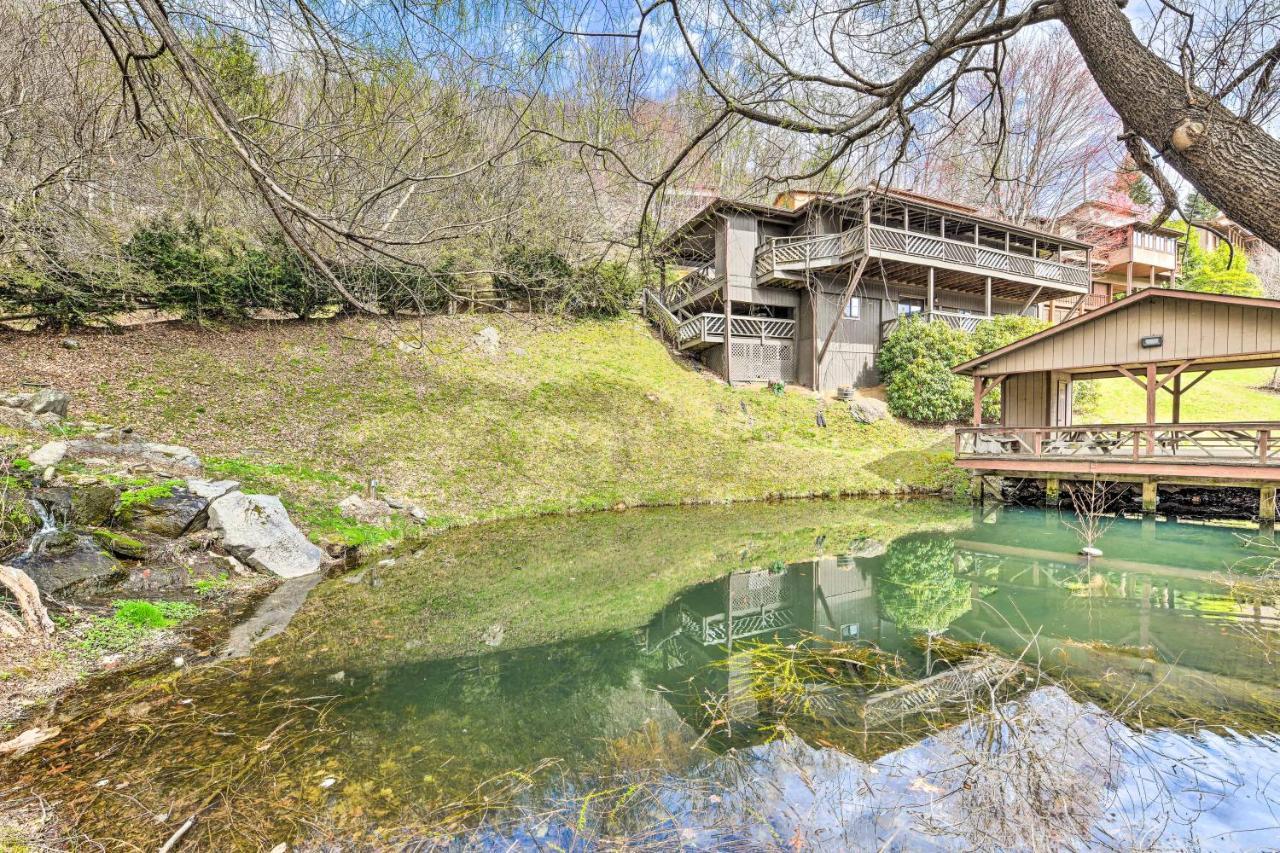 Best Location - Maggie Valley Cabin With Hot Tub! Exteriör bild