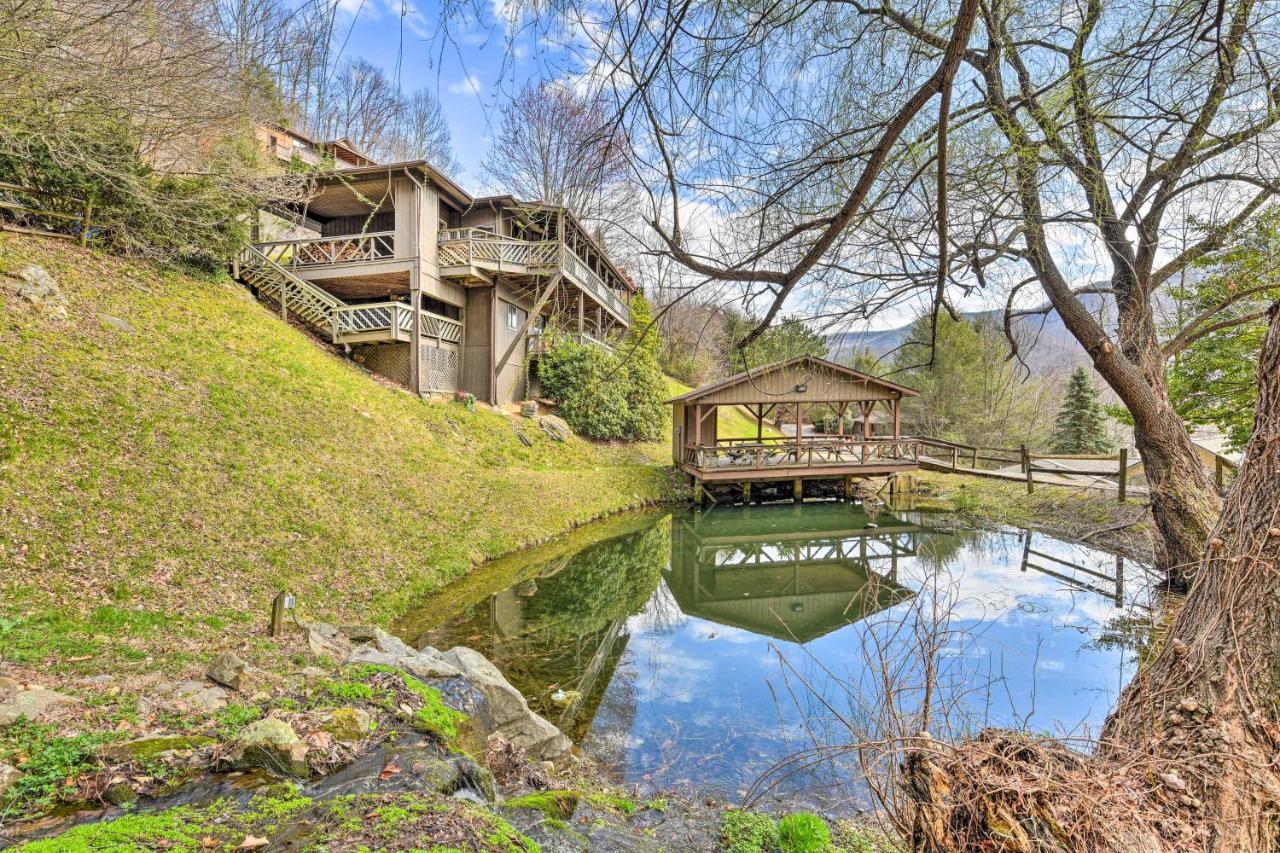 Best Location - Maggie Valley Cabin With Hot Tub! Exteriör bild